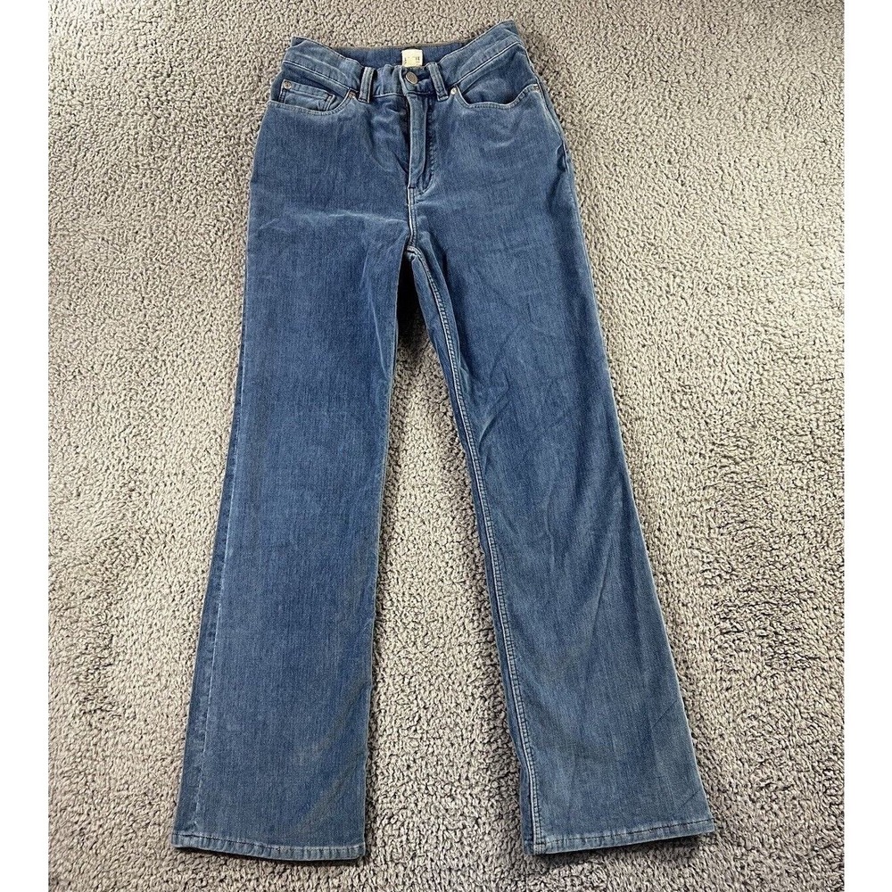 Velvet Pants Women 24 High Rise Straight Leg Velvet Academia Y2K Chic